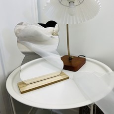 쁘띠끄 웨이브미러 탁상용 비정형거울 10개, 옵션2)베어