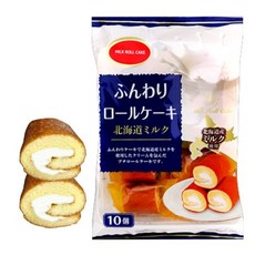 야마우치 밀크 롤케이크 140g 미니 케이크 우유 크림 일본 수입 빵 해외 과자 개별포장, 야마우치 밀크 롤케이크140g