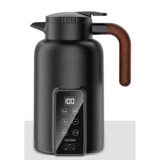 차량용 전기 포트 라면포트 텀블러 글램핑 카포트 커피 상품, 1300ml, 1개