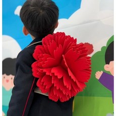 카네이션 펠트 가방 diy, 레드(diy상품), 1개