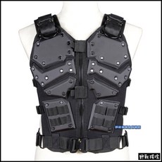 【野戰搖滾-生存遊戲】特種部隊盔甲高品質戰術背心【黑色】G.I JOE防彈背心馬甲抗彈背心特警特勤保全變形金剛背心