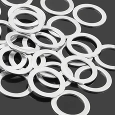 10pcs 자전거 페달 스페이서 크랭크 사이클링 반지 와셔 교체 24BD, 01 10PC