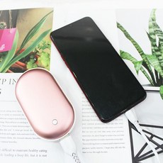 4400mah 대용량 휴대용 손난로 보조배터리 휴대용손난로 손난로보조배터리 4400mah손난로, 블랙, 블랙