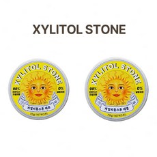 자일리톨스톤 캔디 레몬, 70g, 2개