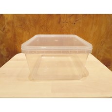 【蟲蟲底家】3500ML 3.5L 方形盒 人工蛹室/幼蟲 飼育容器 可堆疊/微波/冷凍 甲蟲、昆蟲飼育用品專賣店, 1個, 透明