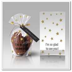 （大號）星星自立袋 餅乾袋 50入 適用於可麗露/瑪德蓮蛋糕, 詳見包裝, 詳見包裝