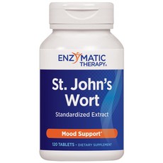 ENZYMATIC THERAPY 聖約翰草錠, 120顆, 1罐