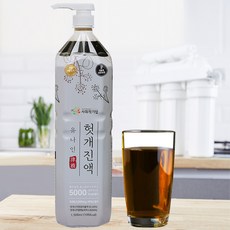 헛개수원액 1.5L + 펌프1개 증정 헛개수 진액 헛개차 헛개나무원액 농축액 헛개액, 1개