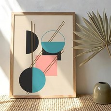 적 모양 그림 서예 포스터 아트 거실 침실 응접실 집에 예술 작품, C. 30X40cmFrameless