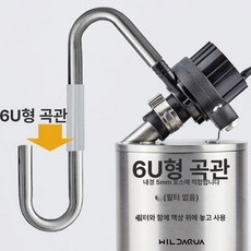 미니 스테인레스 외부여과기 ES-150 ES60, 1개, 기본 색상