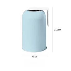 자석식 304 스테인리스 구강청결제 컵 - 무타공 벽걸이 칫솔 홀더 대용량 욕실 정리함, 01 350ml, 05 Blue