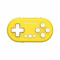미니 컨트롤 게임패드 블루투스 폰 안드로이드 PS4 스위치 엑스박스 모바일 PC IOS TV 게임호환 무선 컨트, 5)yellow