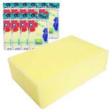 자동차세차 승원 노랑 세차스폰지 x(10개) 세차용 타일미장 패드 세차용품도구 세차걸레 세차용스폰지 세차용스펀지 자동차세차, 1개, 상품선택