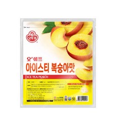 오뚜기 오쉐프 아이스티복숭아맛 1kg