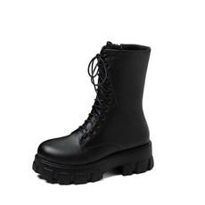 키높이 여성 통굽워커 로우 5cm Women's Martin Boots F02