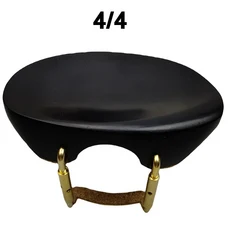 4/4 3/4 1/2 1/4 바이올린 턱받침 장착 클램프 바이올린 턱받침 골드 메탈 브래킷 나사 코르크 로즈우드/에, 30 Violin chinrest 22