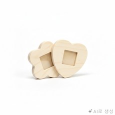 모두상회 책상 액자 시계판, 베이지, 브라운계열, 1개