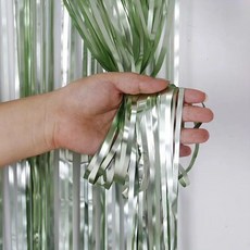 파리스 데코 수술 파티커튼, 4개, 새틴라이트그린