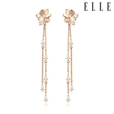 엘르주얼리 14K 플라워 드롭 귀걸이 (gold pin) ELGPEE257
