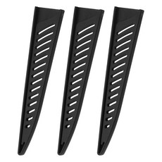 uxcell 6 보닝 나이프용 3개 세트 나이프 커버 슬리브 주방용 유니버설 블레이드 시스 검정