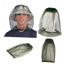 얼굴 보호 모기장 그물망 벌레 해충 차단 양봉 작업 야외 활동 머리 착용 방충망, 1개