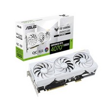 ASUS TUF Gaming 지포스 RTX 4070 Ti SUPER BTF O16G OC D6X 16GB White 인텍앤컴퍼니, TUF-RTX4070TIS-O16G-BTF-WHITE