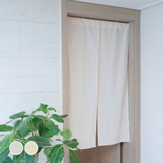 時尚棉質遮光門簾布, 象牙白色