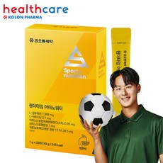 코오롱제약 원더타임 아미노워터 레몬맛 20포 (아미노산 보충제 스포츠 마라톤 자전거 에너지), 20회분, 1세트