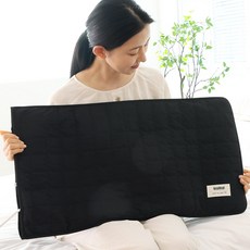 테슬테즐 그래핀 탄소 초경량 전기 온열 찜질기, 블랙퀼팅, Tsz-L70