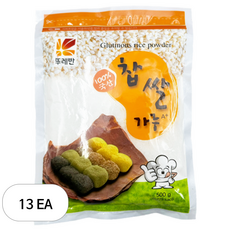 뚜레반 국산 찹쌀가루 A+, 500g, 13개