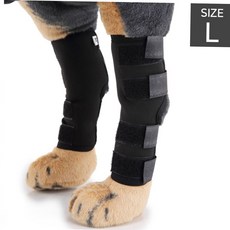 다름 반려견 슬개골 관절보호대 L / 강아지 다리 관절 반려견 슬개골 관절보호대 강아지 관절, 레드