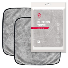 생활플러스 소프트 버핑 타월 2매입 극세사 세차타월 40x40, 2개