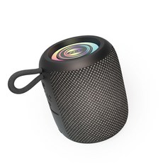 AEC 行動藍芽音箱 RGB炫彩燈效 1200mAh IPX4防水 藍牙V6.0, 黑色BT201, 圖示