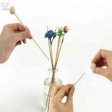 리4치점빵 디퓨저용 우드볼 스틱 18cm 4ea 섬유스틱