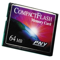 PNY 64MB 카드 플래시 컴팩트 3V