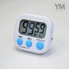 YM 자석 부착 디지털 타이머 스포츠스톱워치, 핑크, 1개, 핑크