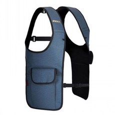 隱形腋下包雙肩戶外戰術馬甲，特工防盜貼身錢包軍迷IPAD手機挎包，潮流隱形背包袋，戰術肩背包，多功能戶外運動包, 靛藍