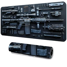 멋진 오렌지 Gungear 마우스 패드 대형 확장 게임용 미끄럼 방지 고무 40X90CM Esports 데스크 매트 LockEd, 02 300x600x2mm, 08 10