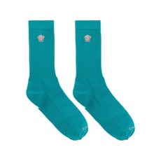 베르사체 메드시 자수 골지 양말