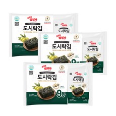 소문난삼부자 본사 올리브유 들어간 도시락김, 27개, 5g