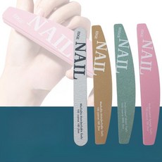 픽한가득 네일 케어 4종세트 스펀지 파일+광 파일+우드 파일+지브라 파일, 1개, JL-020