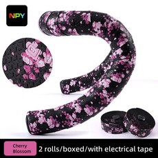 NPY 벚꽃 핸들 바 테이프 2 세대 도로 자전거 라이딩 스트랩 액세서리, cherry