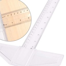제도용 티자 삼각자 수평자 제도용구, 45cm