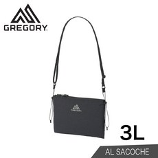 GREGORY 3L AL SACOCHE 輕量斜背包, 黑