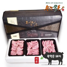 문경쑥돈 한돈 1+등급 고급 선물세트1.8kg 등갈비세트, 1개