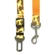 토리 밀리터리 강아지 차량용 안전벨트 옐로우 B066, 단일상품1