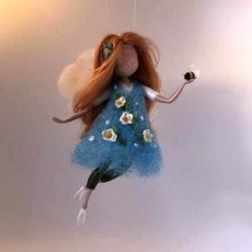 Jiwuo 바늘 Felting 키트 펠트 동물 양모 Felting DIY 키트 도구로 초보자를위한 수제 DIY 재료 바늘 Felting 키트, 92-E, 1개