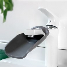 세면대 손씻기 수도연장 연장탭 욕실수전 세면대부속 샤워수전, 화이트