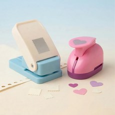 마이컷 우표모양+하트모양 펀칭기