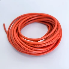 14/16/18/20/22/24/26/28/30 AWG 실리콘 전선 3미터/10피트- 부드럽고 유연한 주석 구리 와이어 고온 방지, 02 24AWG, 01 3미터, 06 Orange